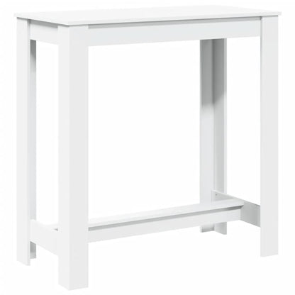 Mesa de bar 102x50x103,5 cm derivados de madeira branco