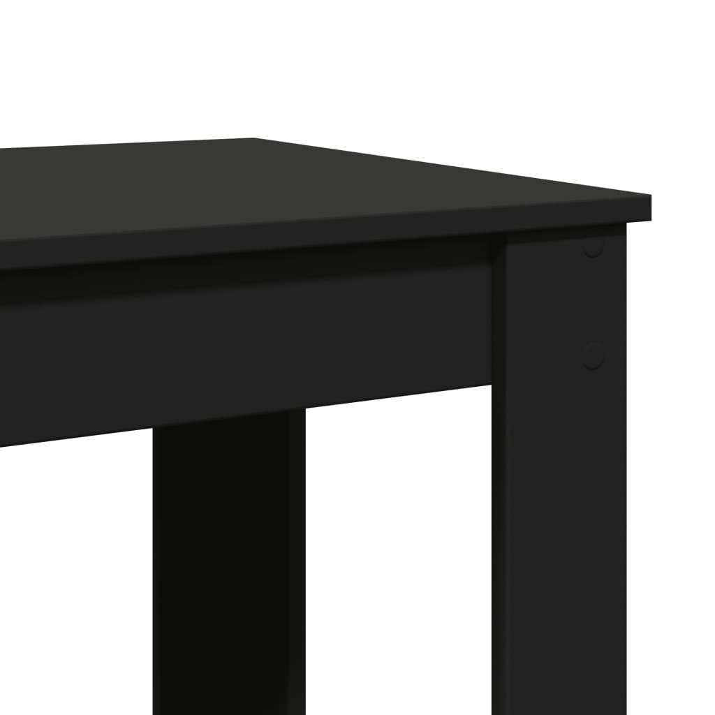 Mesa de bar 102x50x103,5 cm derivados de madeira preto