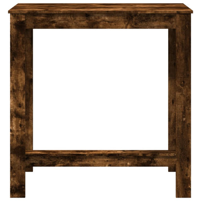 Mesa de bar 102x50x103,5cm derivados de madeira carvalho fumado