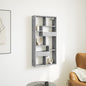 Armário parede 50x15x100 cm derivados madeira cinzento cimento