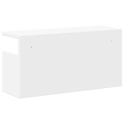 Armário de parede 60x20x30 cm derivados de madeira branco