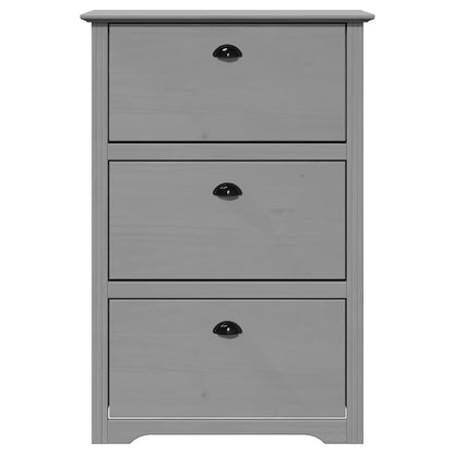 Sapateira BODO 80x35x118 cm cinzento
