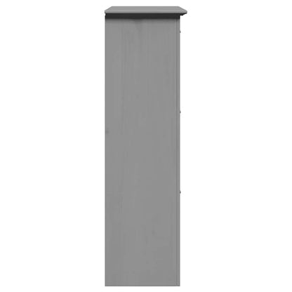 Sapateira BODO 80x35x118 cm cinzento