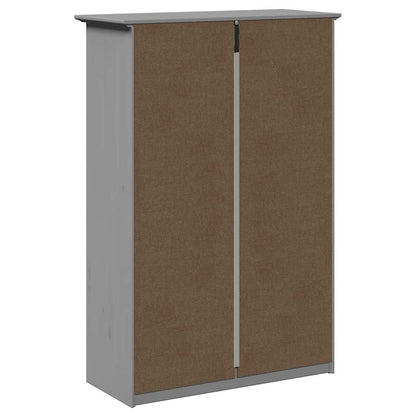 Sapateira BODO 80x35x118 cm cinzento