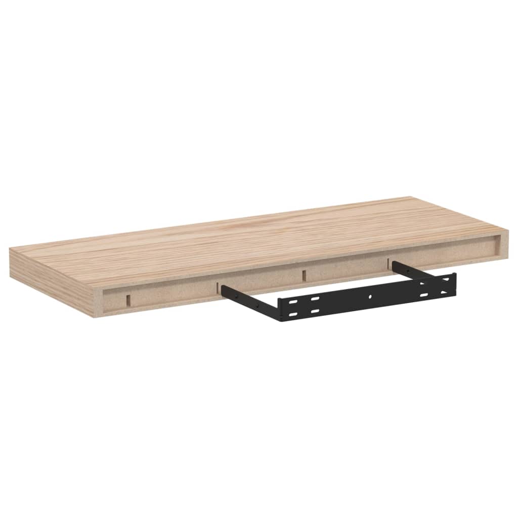 Prateleiras flutuantes 2 pcs 60x23,5x4 cm derivados de madeira