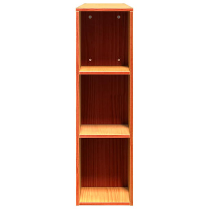Cabeceira com arrumação 150 cm pinho maciço castanho-mel