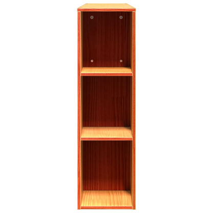 Cabeceira com arrumação 135 cm pinho maciço castanho-mel