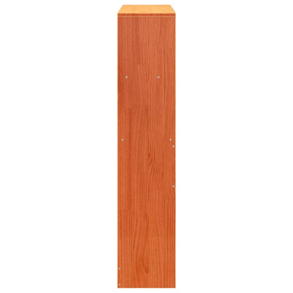 Cabeceira com arrumação 100 cm pinho maciço castanho-mel