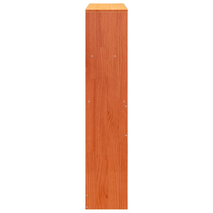 Cabeceira com arrumação 90 cm pinho maciço castanho-mel