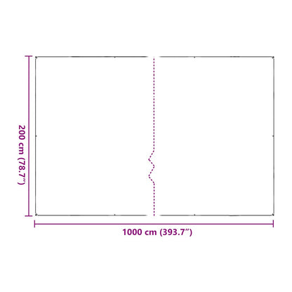 Cobertura Vegetal com Ilhós 2x10 m Polietileno
