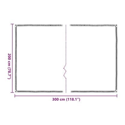 Cobertura Vegetal com Ilhós 2x3 m Polietileno