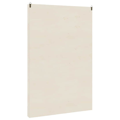 Vitrine de colecionador de madeira com 90 compartimentos 50,5x4,5x79cm