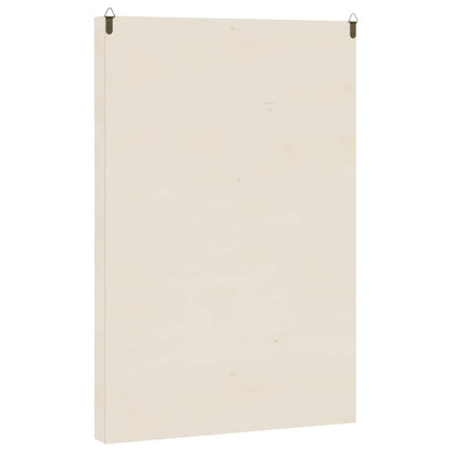 Vitrine de colecionador de madeira com 56 compartimentos 40x4,5x60cm