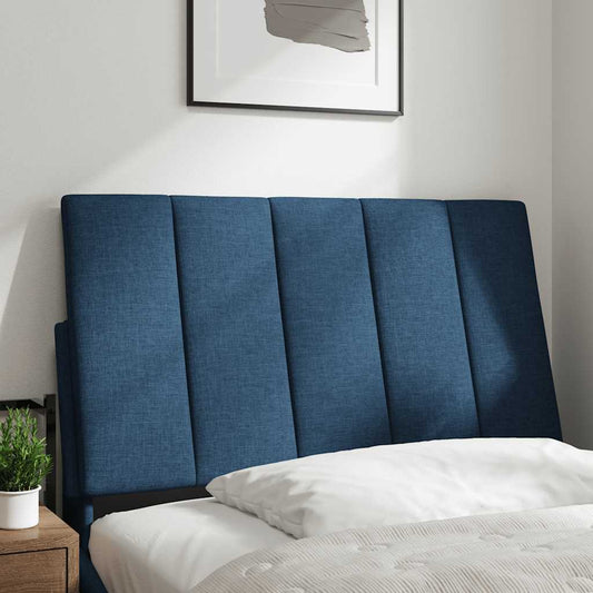 Almofadão de cabeceira Hanko 80 cm tecido azul
