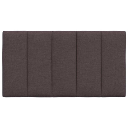Almofadão de cabeceira Hanko 90 cm tecido castanho-escuro