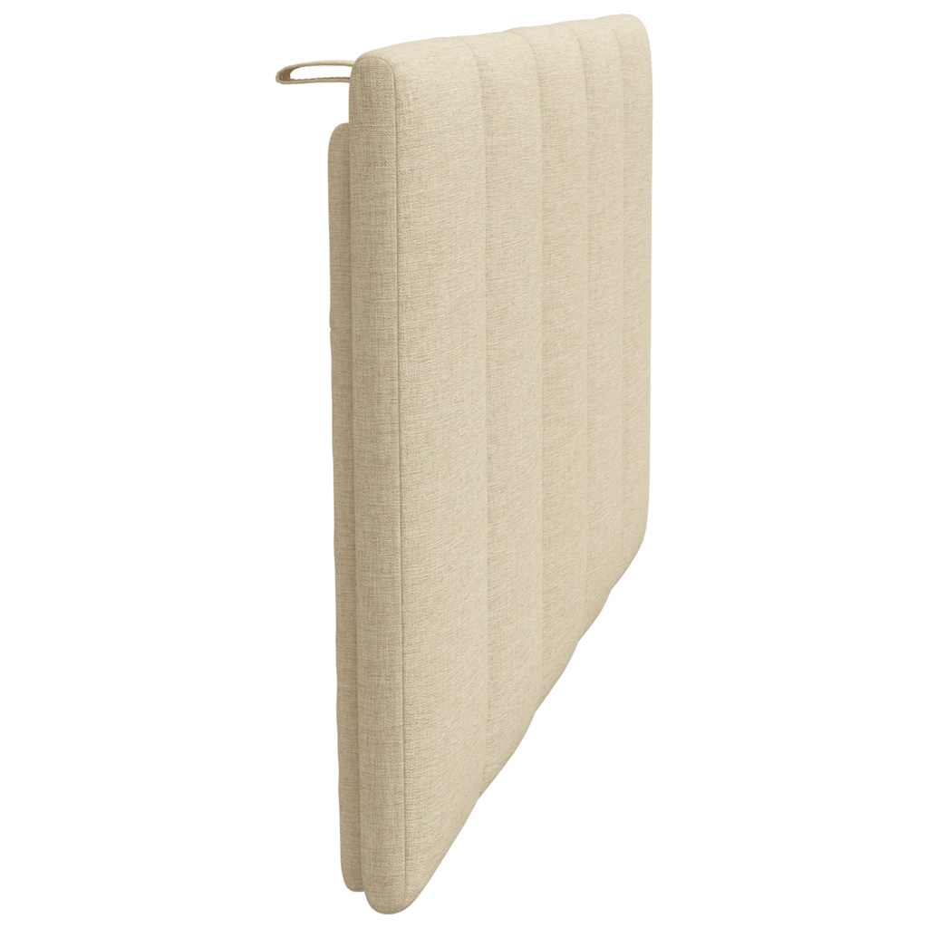 Almofadão de cabeceira Hanko 90 cm tecido creme