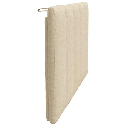 Almofadão de cabeceira Hanko 90 cm tecido creme