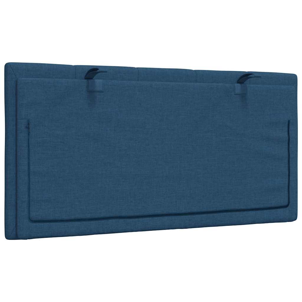 Almofadão de cabeceira Hanko 100 cm tecido azul