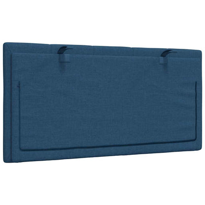 Almofadão de cabeceira Hanko 100 cm tecido azul