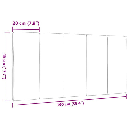 Almofadão de cabeceira Hanko 100 cm tecido azul