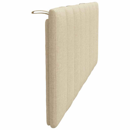 Almofadão de cabeceira Hanko 140 cm tecido creme