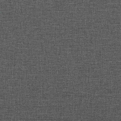 Almofadão de cabeceira Hanko 180 cm tecido cinzento-escuro