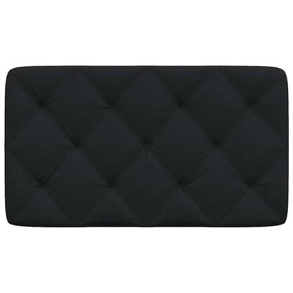Almofadão de cabeceira 80 cm tecido preto
