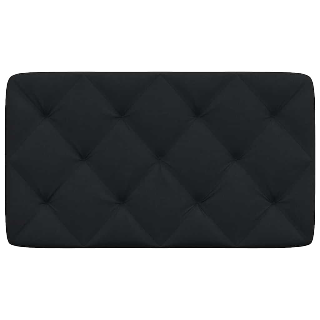Almofadão de cabeceira 90 cm tecido preto