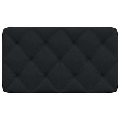 Almofadão de cabeceira 90 cm tecido preto