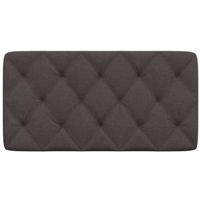 Almofadão de cabeceira 100 cm tecido castanho-escuro