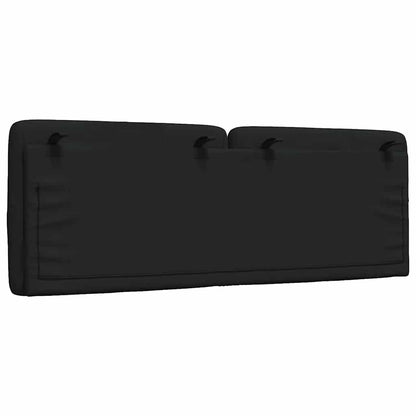 Almofadão de cabeceira 140 cm tecido preto