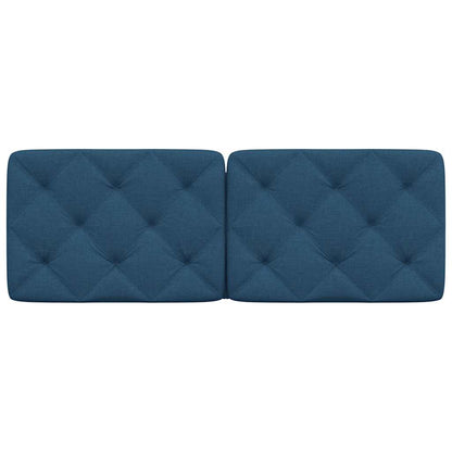 Almofadão de cabeceira 140 cm tecido azul