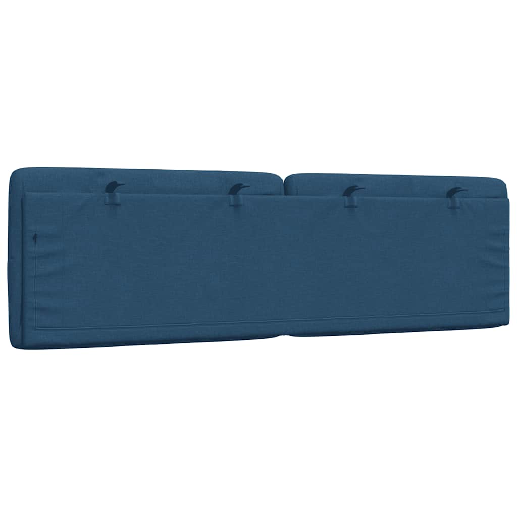 Almofadão de cabeceira 160 cm tecido azul