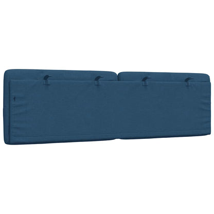 Almofadão de cabeceira 160 cm tecido azul