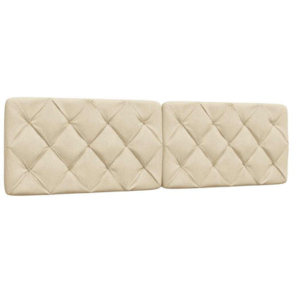Almofadão de cabeceira 180 cm tecido creme
