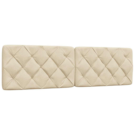 Almofadão de cabeceira 180 cm tecido creme