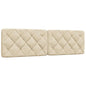Almofadão de cabeceira 180 cm tecido creme