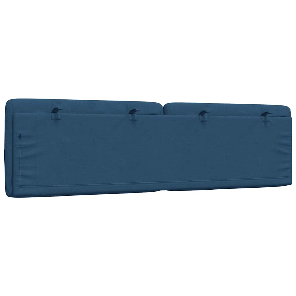 Almofadão de cabeceira 180 cm tecido azul