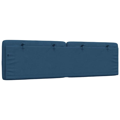 Almofadão de cabeceira 180 cm tecido azul