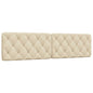 Almofadão de cabeceira 200 cm tecido creme