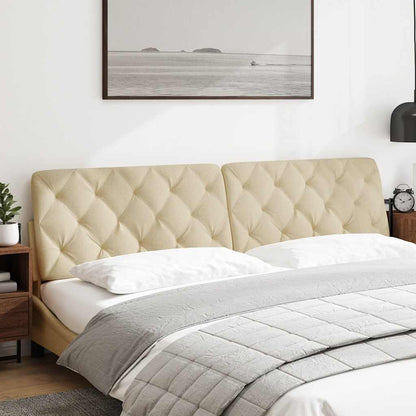 Almofadão de cabeceira 200 cm tecido creme