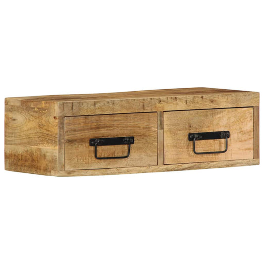 Armário de TV para parede 60x30x19 cm mangueira áspera maciça