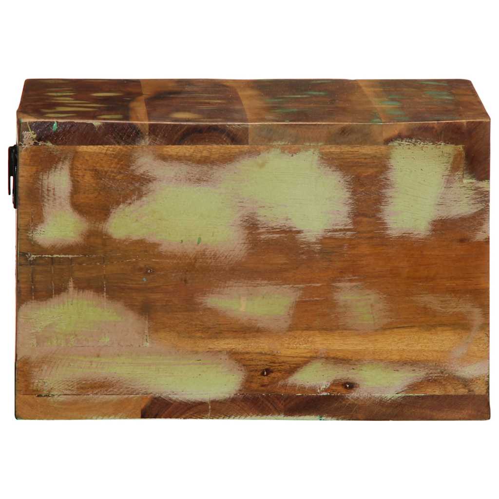 Armário de TV para parede 40x30x19 cm madeira recuperada maciça