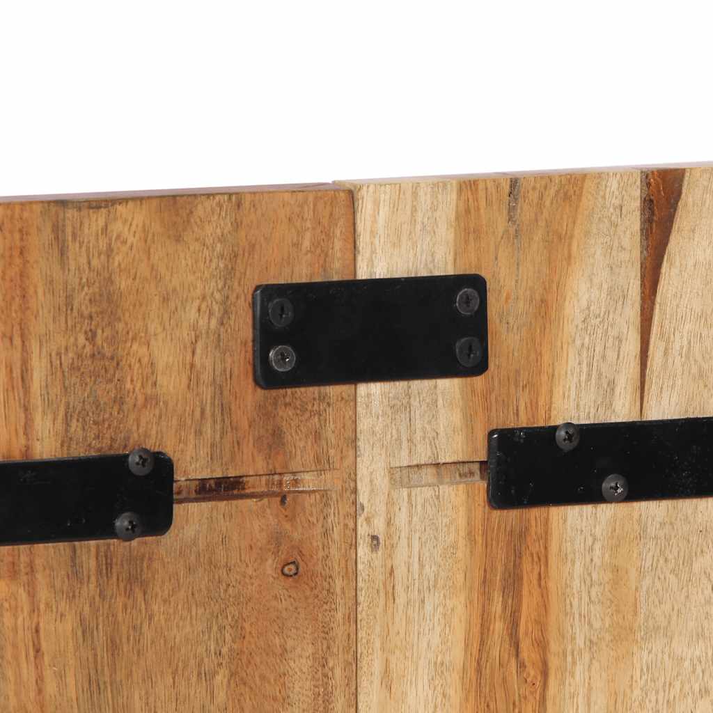 Cabeceira 120 cm Madeira maciça de Acácia