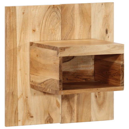 Mesa de cabeceira 50x27x50 cm madeira de acácia maciça