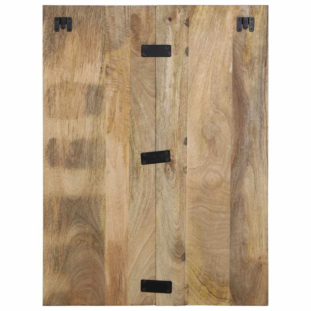 Mesa de cabeceira 60x32x80 cm madeira maciça manga áspera