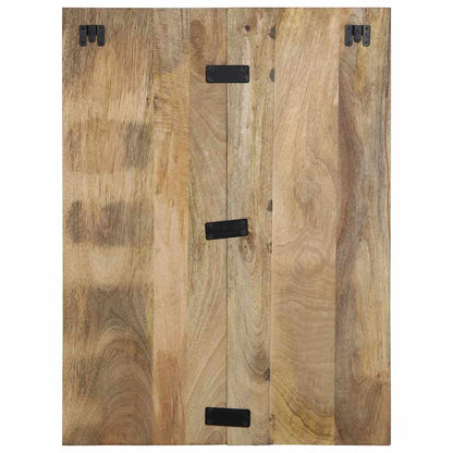 Mesa de cabeceira 60x32x80 cm madeira maciça manga áspera