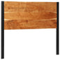 Cabeceira de cama 120 cm madeira de acácia maciça/ferro
