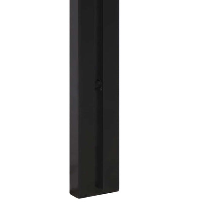 Cabeceira de cama 140 cm madeira de acácia maciça/ferro