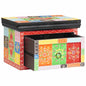 Armário de Cabeceira 2 pcs Multicolor 40 x 30 x 28 cm